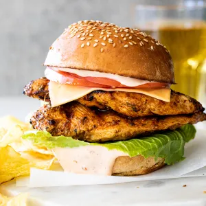 Grilled Chicken Breast Burger