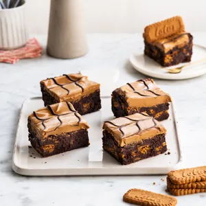 Lotus and Milky Bar Brownie